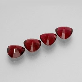 Pedras preciosas de espinélio vermelho natural de  ct, trillion, VS