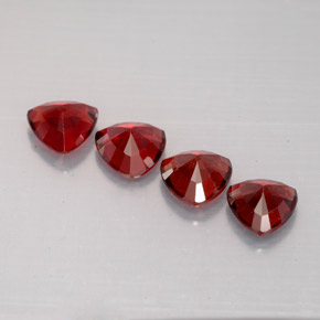 Pedras preciosas de espinélio vermelho natural de  ct, trillion, VS