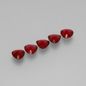 Pedras preciosas de espinélio vermelho natural de  ct, trillion, VS