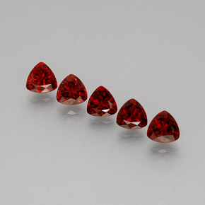 Pedras preciosas de espinélio vermelho natural de  ct, trillion, VS