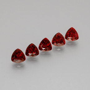 Pedras preciosas de espinélio vermelho natural de  ct, trillion, VS