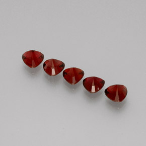 Pedras preciosas de espinélio vermelho natural de  ct, trillion, VS
