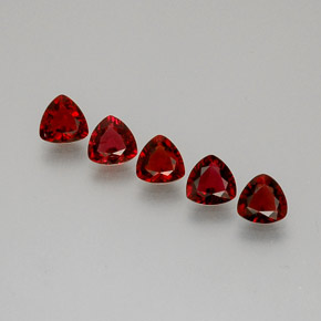 Pedras preciosas de espinélio vermelho natural de  ct, trillion, VS