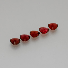 Pedras preciosas de espinélio vermelho natural de  ct, trillion, VS