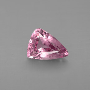 Espinélio rosa natural 0,91ct, trillion, VVS-VS