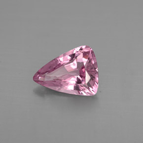 Espinélio rosa natural 0,91ct, trillion, VVS-VS