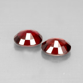 Pedras preciosas de espinélio vermelho natural de  ct, corte oval, VS