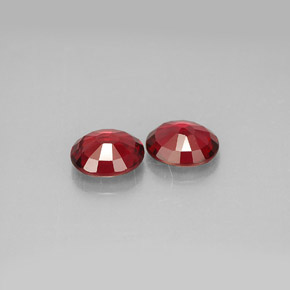 Pedras preciosas de espinélio vermelho natural de  ct, corte oval, VS