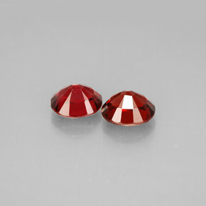 Pedras preciosas de espinélio vermelho natural de  ct, corte oval, VS