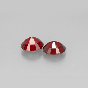 Pedras preciosas de espinélio vermelho natural de  ct, corte oval, VS