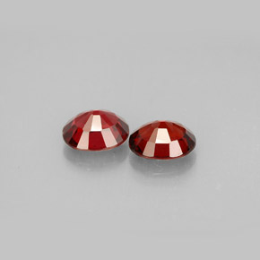 Pedras preciosas de espinélio vermelho natural de  ct, corte oval, VS