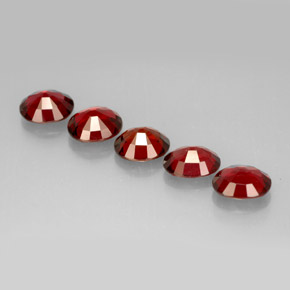 Pedras preciosas de espinélio vermelho natural de  ct, corte oval, VS