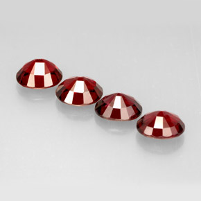 Pedras preciosas de espinélio vermelho natural de  ct, corte oval, VS