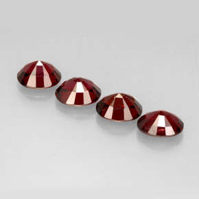 Pedras preciosas de espinélio vermelho natural de  ct, corte oval, VS
