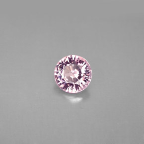 Espinélio rosa natural 0,95ct, corte redondo, VS
