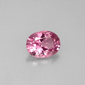 Espinélio rosa natural 1,58ct, corte oval, VVS-VS