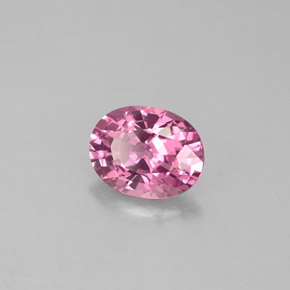 Espinélio rosa natural 1,58ct, corte oval, VVS-VS