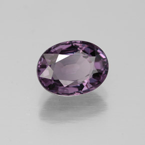 Espinélio violeta natural 1,70ct, corte oval, VVS
