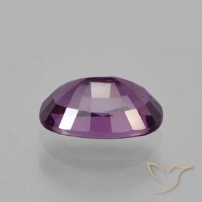 Espinélio roxo natural 1,10ct, corte oval, VS