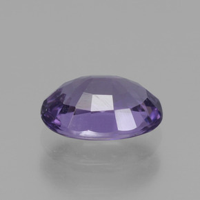 Espinélio violeta natural 1,00ct, corte oval, VS