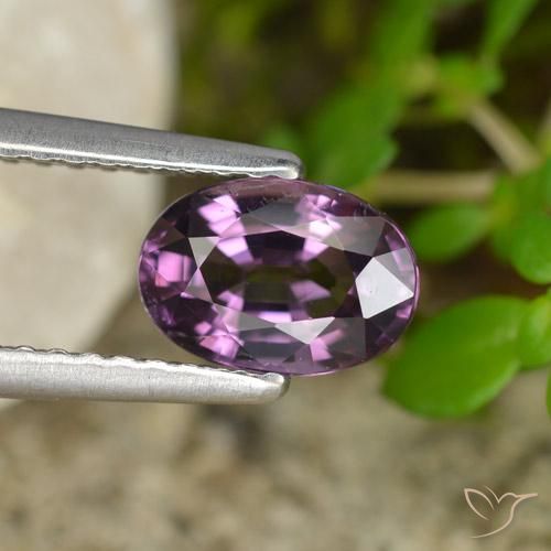 1.11ct Natural Roxo escuro Espinélio, oval, VS