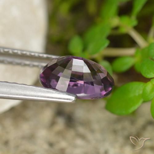 Espinélio Roxo escuro Natural 1.11ct, oval, VS