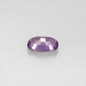 Espinélio roxo natural 0,87ct, corte oval, VS