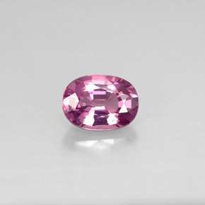 Espinélio rosa natural 1,03ct, corte oval, VS