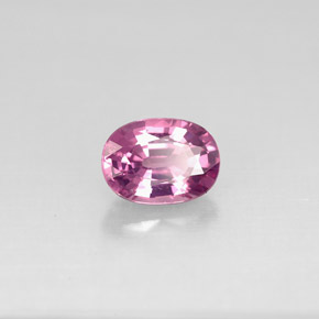 Espinélio rosa natural 1,03ct, corte oval, VS