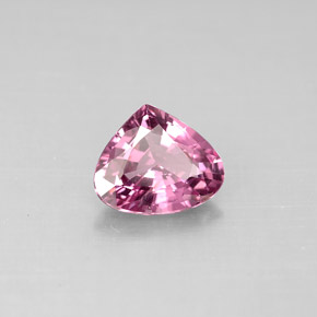 Espinélio rosa natural 1,15ct, formato de pêra, VS