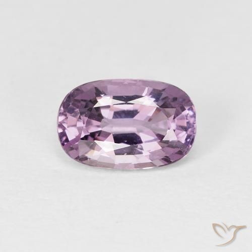 Espinélio roxo de 1,06 quilates, corte oval de 7,3 x 4,8 mm da Tanzânia, Photo A