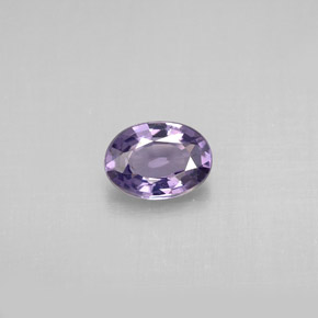 Espinélio violeta natural 0,88ct, corte oval, VVS-VS
