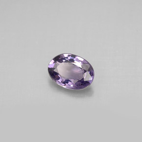 Espinélio violeta natural 0,88ct, corte oval, VVS-VS