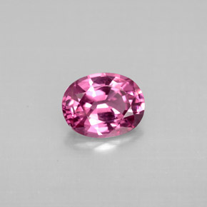 Espinélio violeta natural 1,17ct, corte oval, VVS-VS