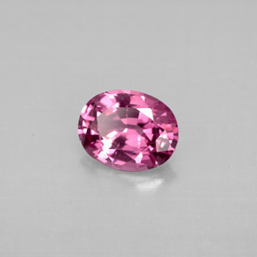 Espinélio violeta natural 1,17ct, corte oval, VVS-VS