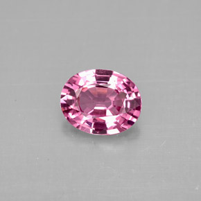 Espinélio violeta natural 1,01ct, corte oval, VVS-VS