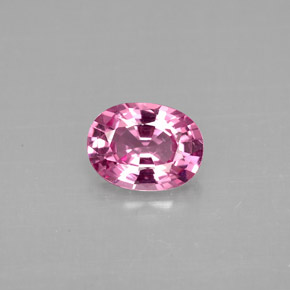 Espinélio rosa natural 0,90ct, corte oval, VVS-VS