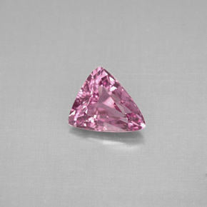 Espinélio rosa natural 1,15ct, trillion, VVS-VS