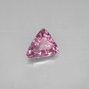 Espinélio rosa natural 1,15ct, trillion, VVS-VS