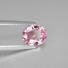 Espinélio rosa natural 1,16ct, corte oval, VVS-VS