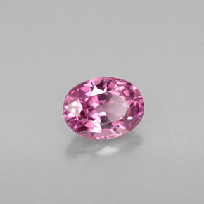 Espinélio rosa natural 1,10ct, corte oval, VVS-VS