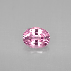 Espinélio rosa natural 1,14ct, corte oval, VVS-VS