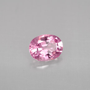 Espinélio rosa natural 1,14ct, corte oval, VVS-VS