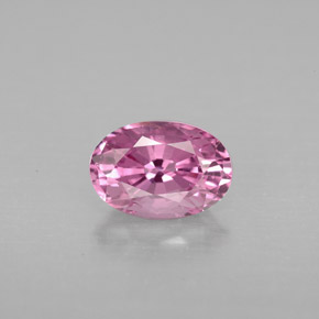 Espinélio rosa natural 1,10ct, corte oval, VVS-VS