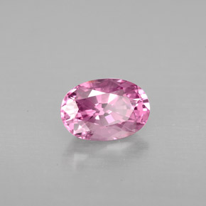 Espinélio rosa natural 1,10ct, corte oval, VVS-VS