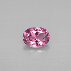 Espinélio rosa natural 1,08ct, corte oval, VS