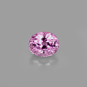 Espinélio violeta natural 1,24ct, corte oval, VS