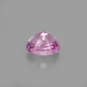 Espinélio violeta natural 1,24ct, corte oval, VS