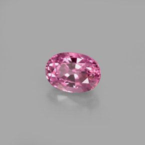 Espinélio rosa natural 1,20ct, corte oval, VS