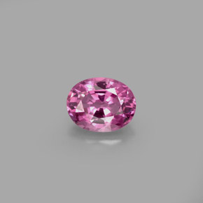 Espinélio rosa natural 0,99ct, corte oval, VS